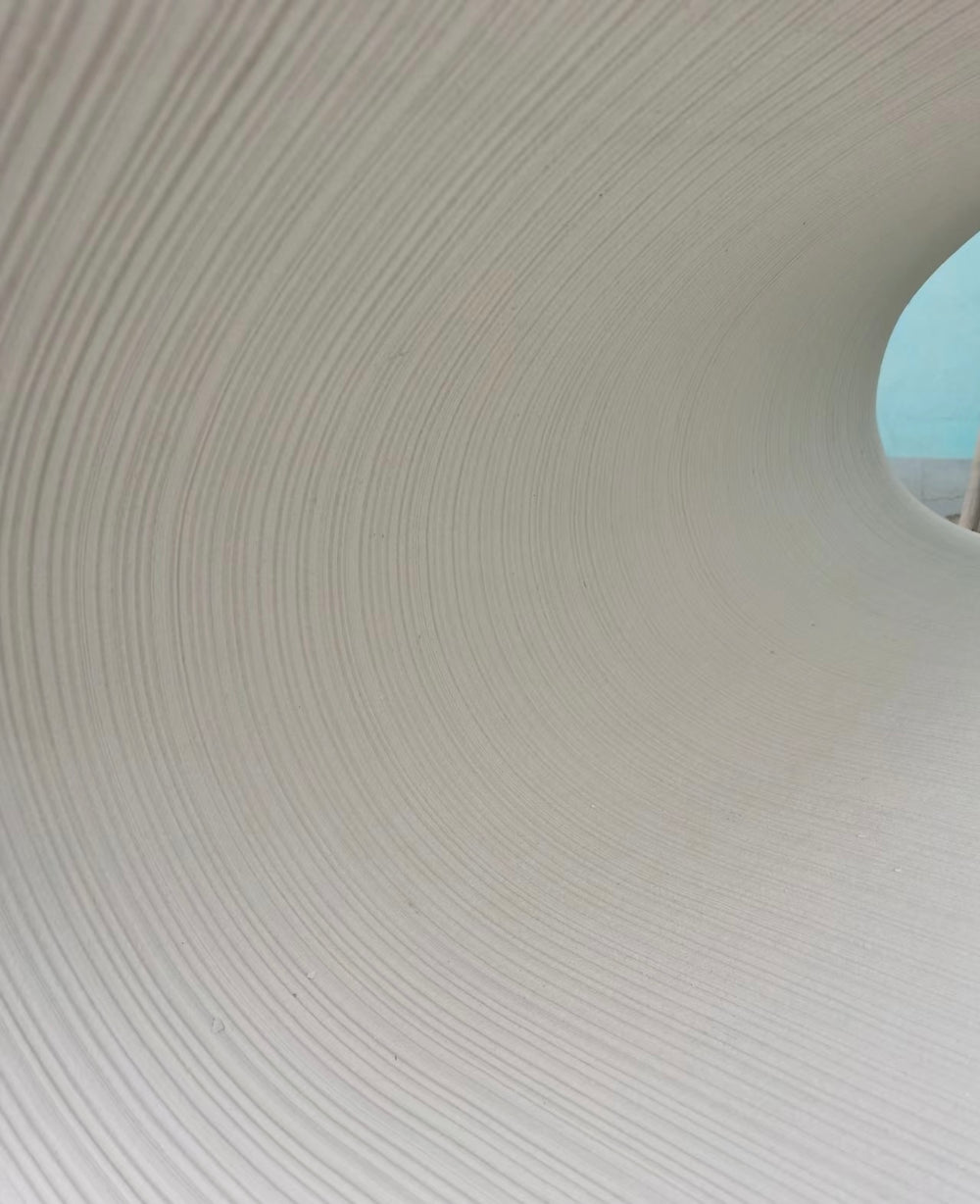 Fine Line Stone curved linear texture architectural wall panel detail