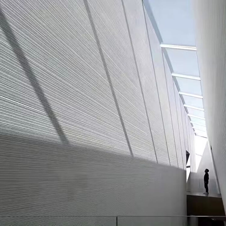 Fine Line Stone linear textured wall panel for modern interior feature walls