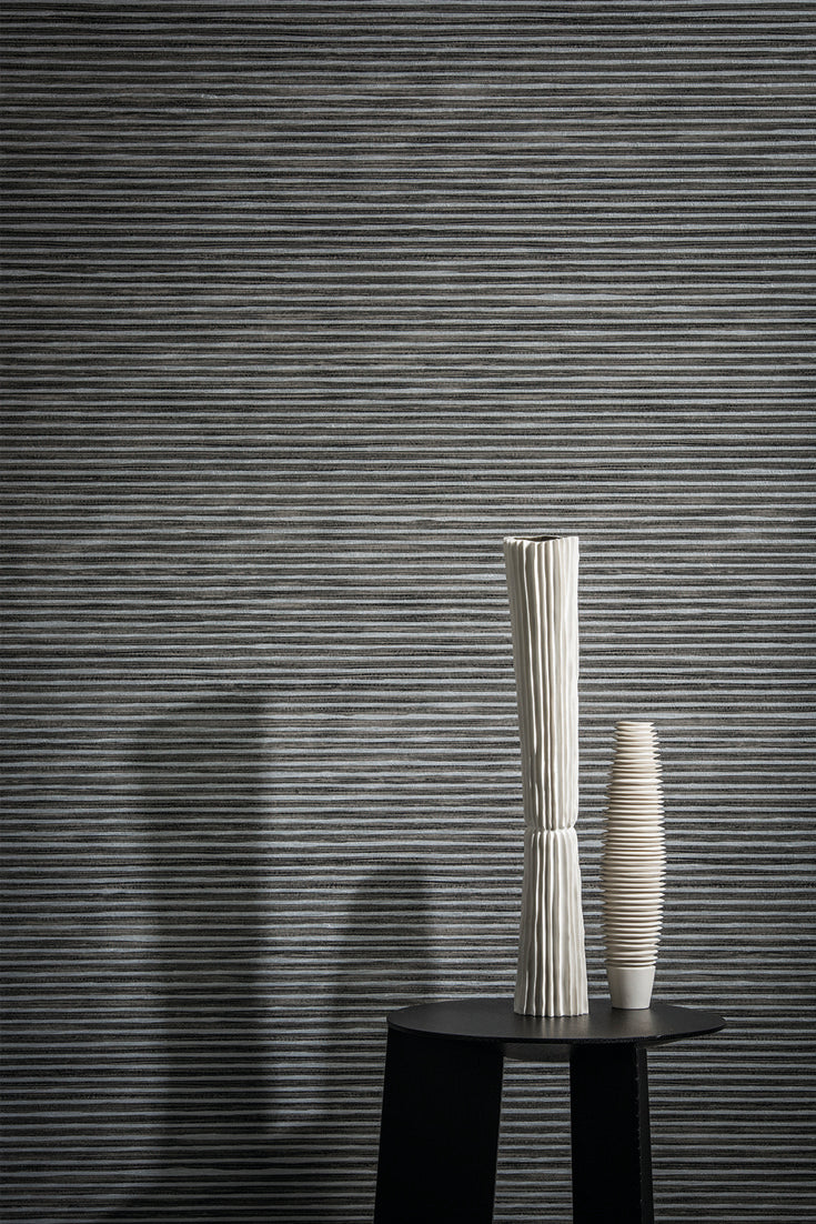 Fine Line Stone textured wall panel sample with linear finish