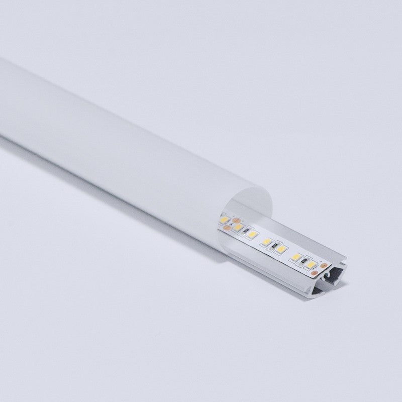 FlexGlow R30 round LED linear pendant light detail designed for commercial ceiling lighting applications