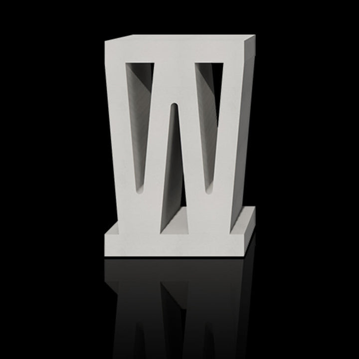 Sculptural foam ceramic architectural component for custom wall installations