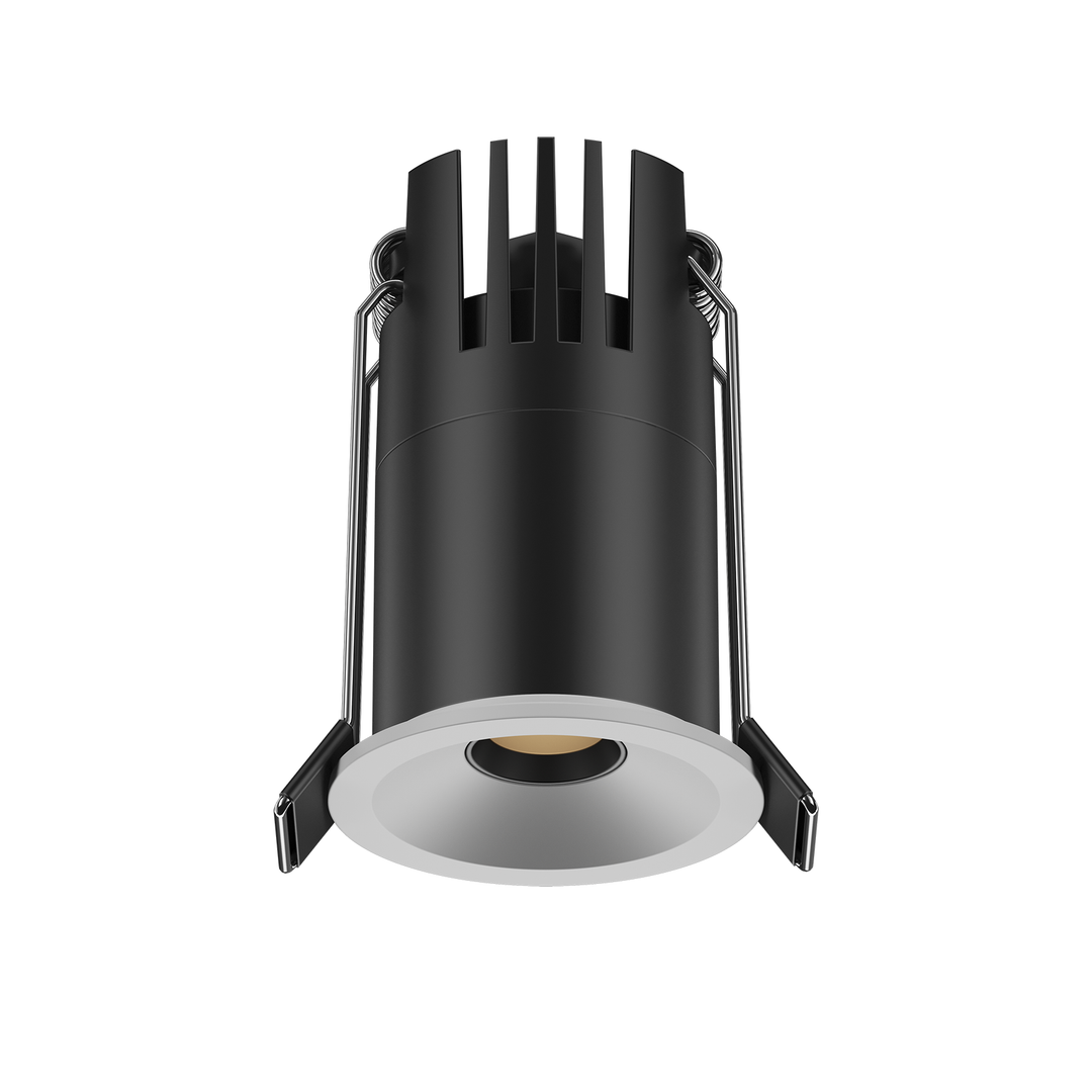 FOCUS 35 pinhole architectural downlight featuring a deep recessed 10 mm aperture for precision architectural lighting.
