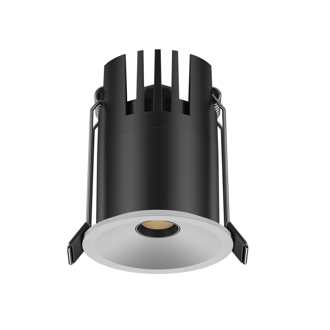FOCUS 45 pinhole architectural downlight featuring a deep recessed 10 mm aperture for precision architectural lighting.
