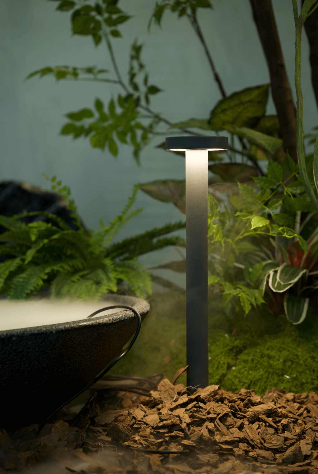 Garden bollard light IP65 for outdoor pathway and landscape lighting