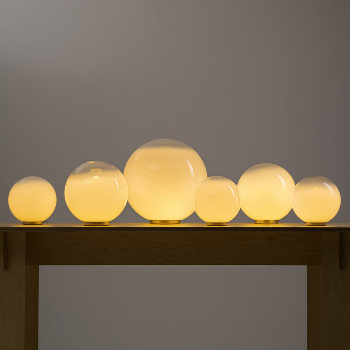 Gradient glass light cluster designed for hospitality and restaurant spaces