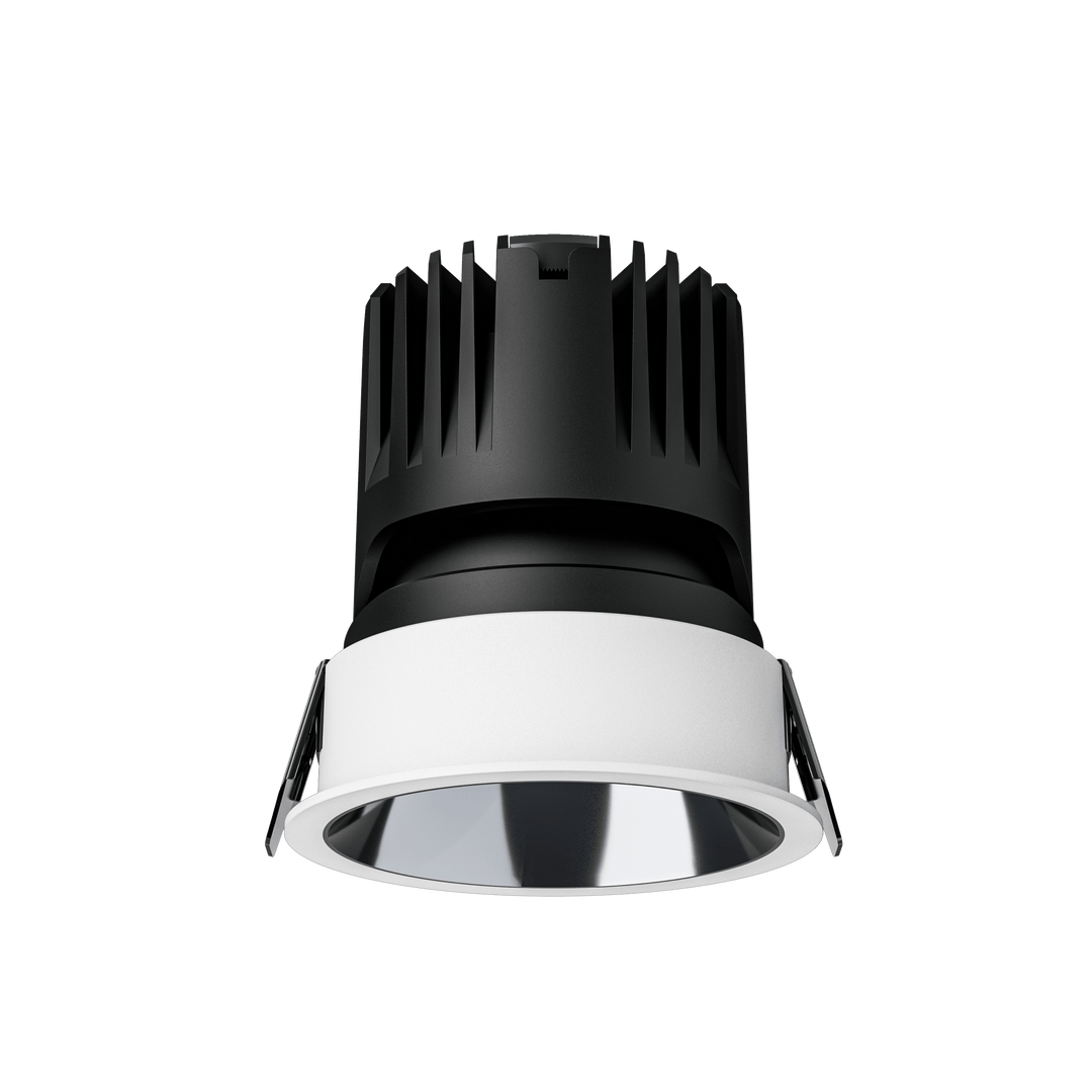 High CRI deep recessed anti-glare LED downlight with 95mm cut-out for architectural ceiling lighting