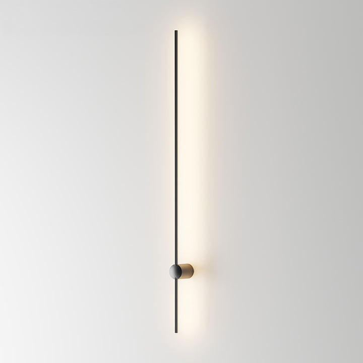 indirect LED wall light mounted on a white wall providing soft ambient modern interior lighting with a sleek minimalist wall lamp look