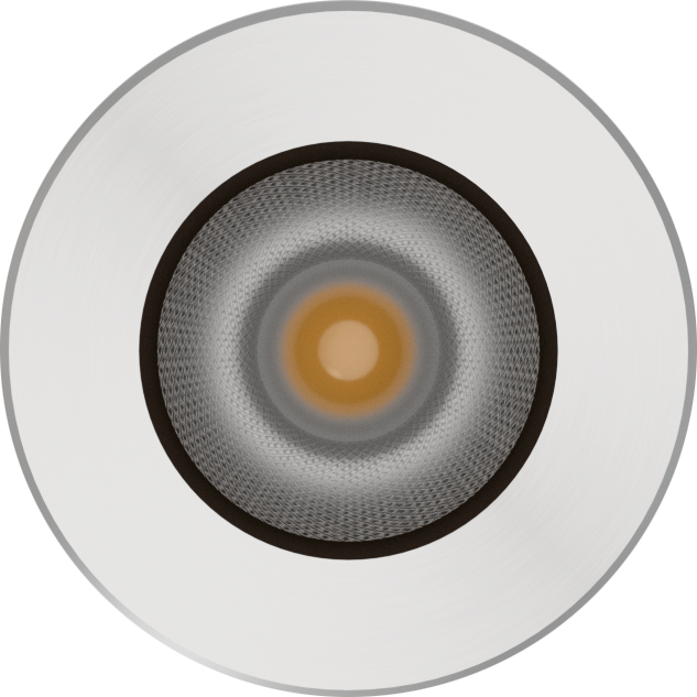 In-ground LED uplight with anti-glare honeycomb louvre