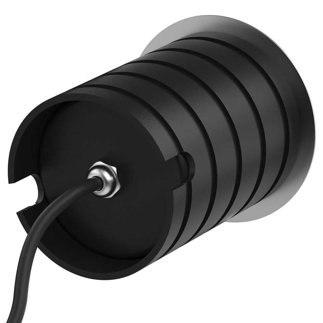 In-ground LED uplight rear connection for outdoor installation
