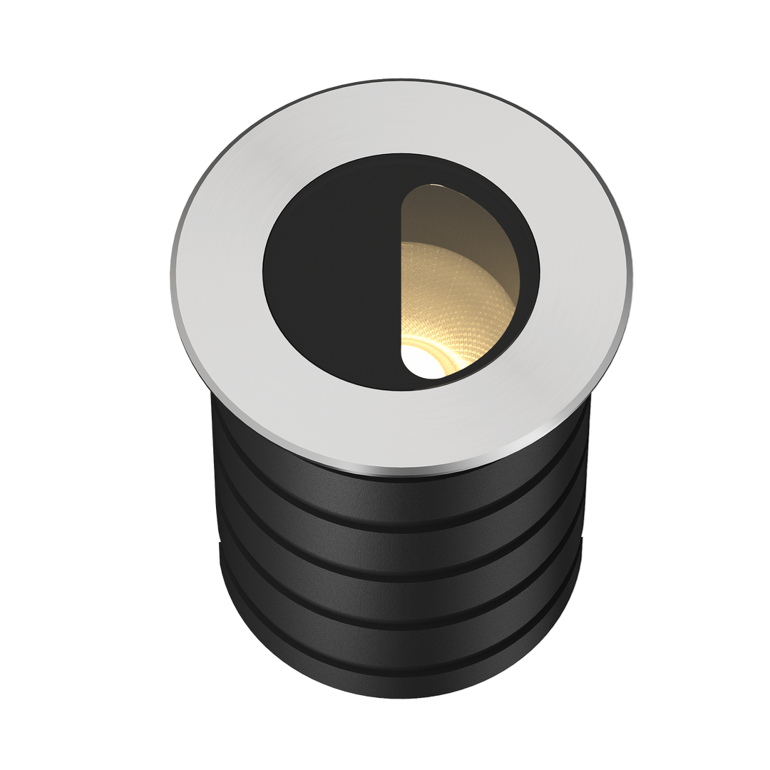 In-ground LED wall washer with 65mm cut-out for facade lighting