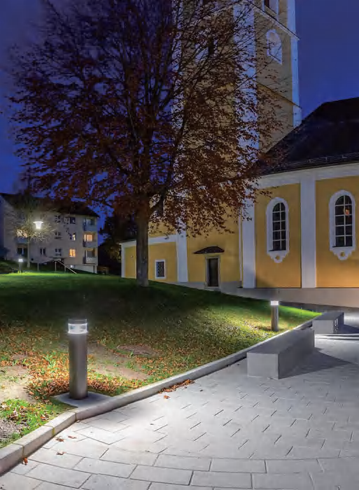 LED bollard light IP65 used for outdoor garden and pathway lighting