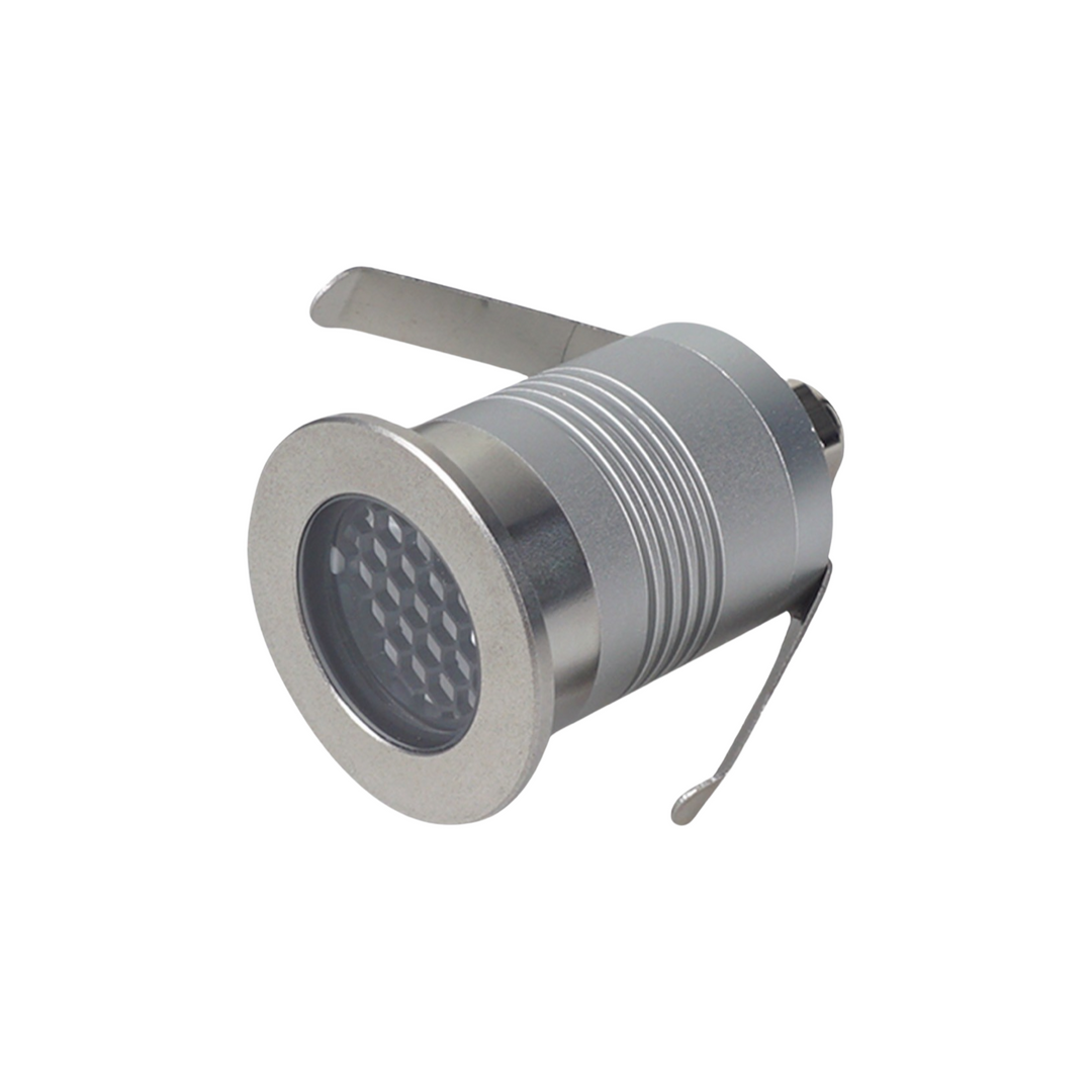 LED in-ground step light IP67 in stainless steel with honeycomb anti-glare louvre for pathway and stair lighting