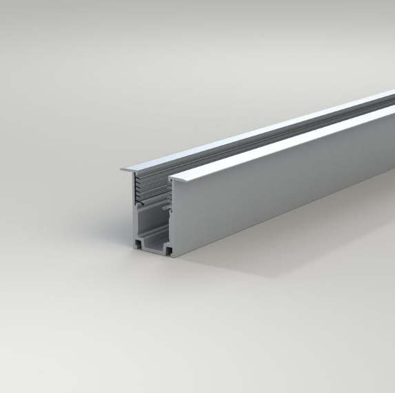 Aluminium profile section for LED neon flex strips