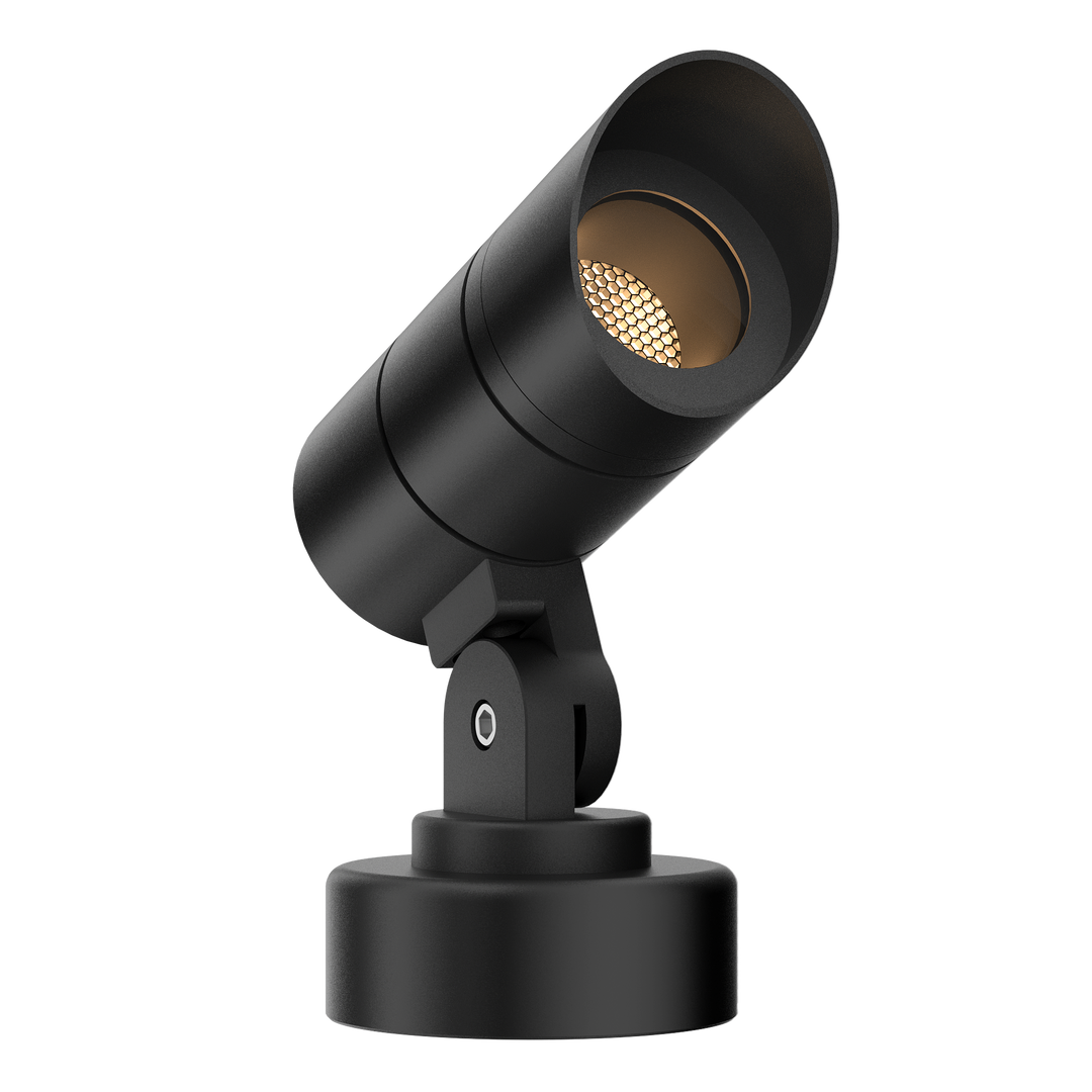 Surface mounted LED spike light for outdoor landscape applications