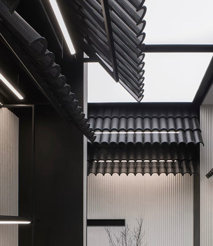 Lucretia LED stretch ceiling used in a hospitality corridor for clean, even architectural lighting.