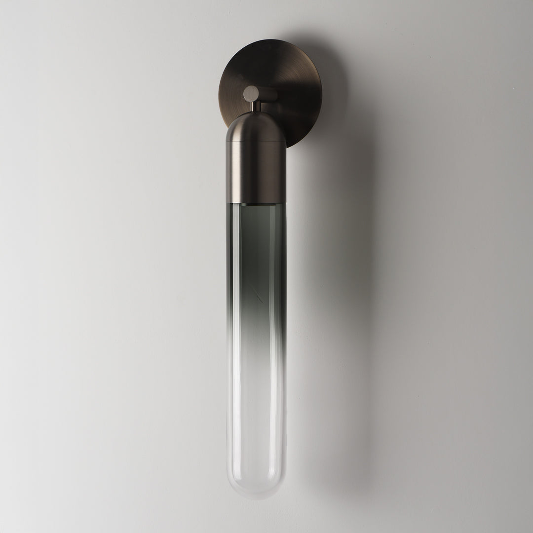 Crystal Capsule 615 brushed nickel crystal wall light modern LED wall lamp for bedroom hallway ambient lighting contemporary interior