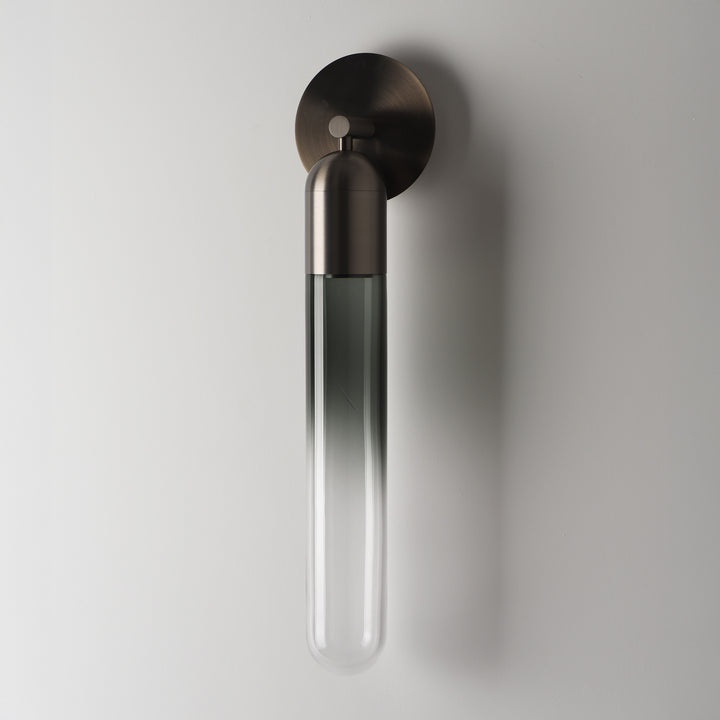 Crystal Capsule 615 brushed nickel crystal wall light modern LED wall lamp for bedroom hallway ambient lighting contemporary interior