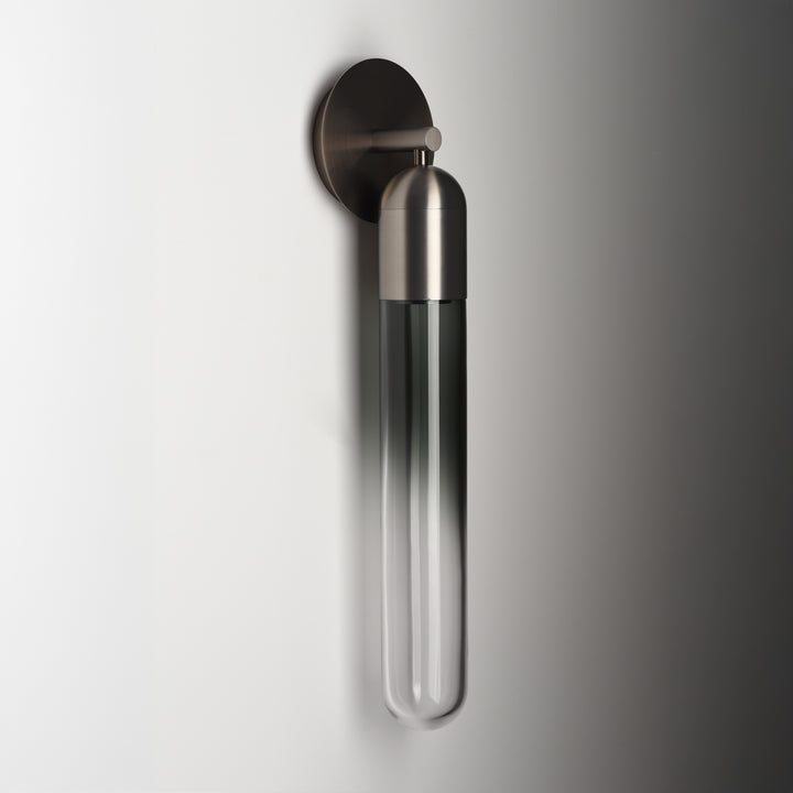 Crystal Capsule 615 modern crystal wall lamp brushed metal LED wall light for hallway bedroom living room contemporary interior lighting