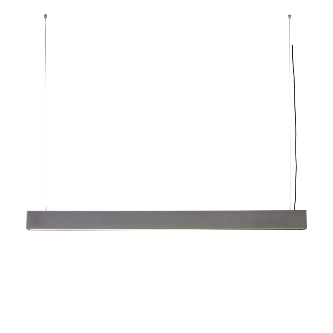 Endless 4575 Pro minimal black suspended LED linear light designed for seamless integration in workplace and commercial interiors