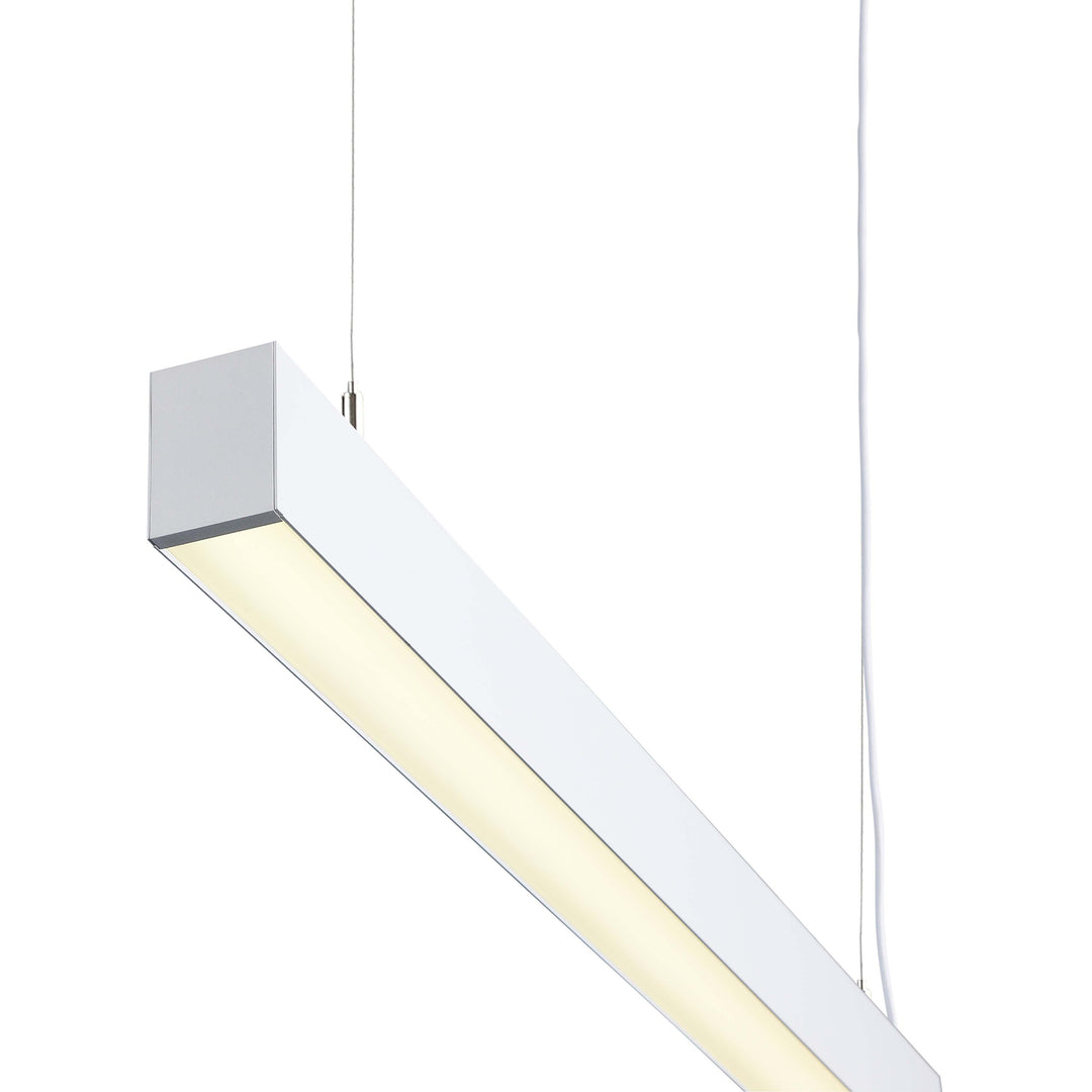 Endless 6588 white 65×88mm LED linear light with direct emission for modern office and commercial environments