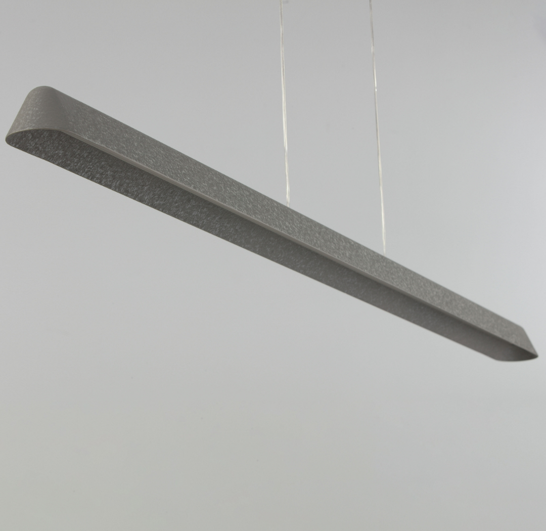 Lucretia Lighting Feldon modern kitchen lighting linear pendant with minimalist aluminium profile and built-in LED light source