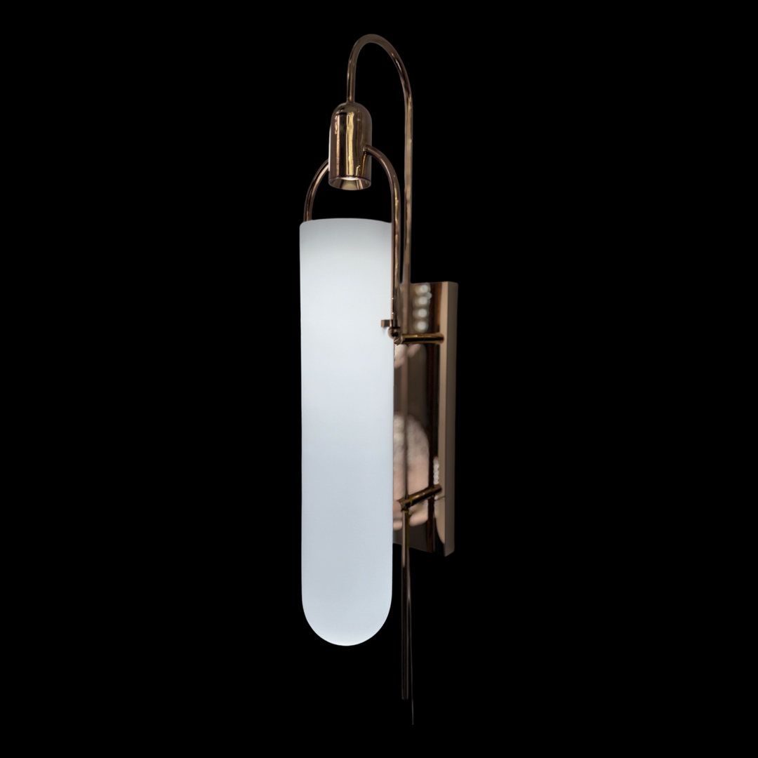 Vetra Wall Lamp designer LED wall light with gold metal frame for luxury hallway bedside ambient interior lighting
