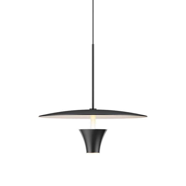 Lucretia Pro Magnetic Track Pendant Umbrella DC48V with direct and indirect lighting for kitchen island and café interiors
