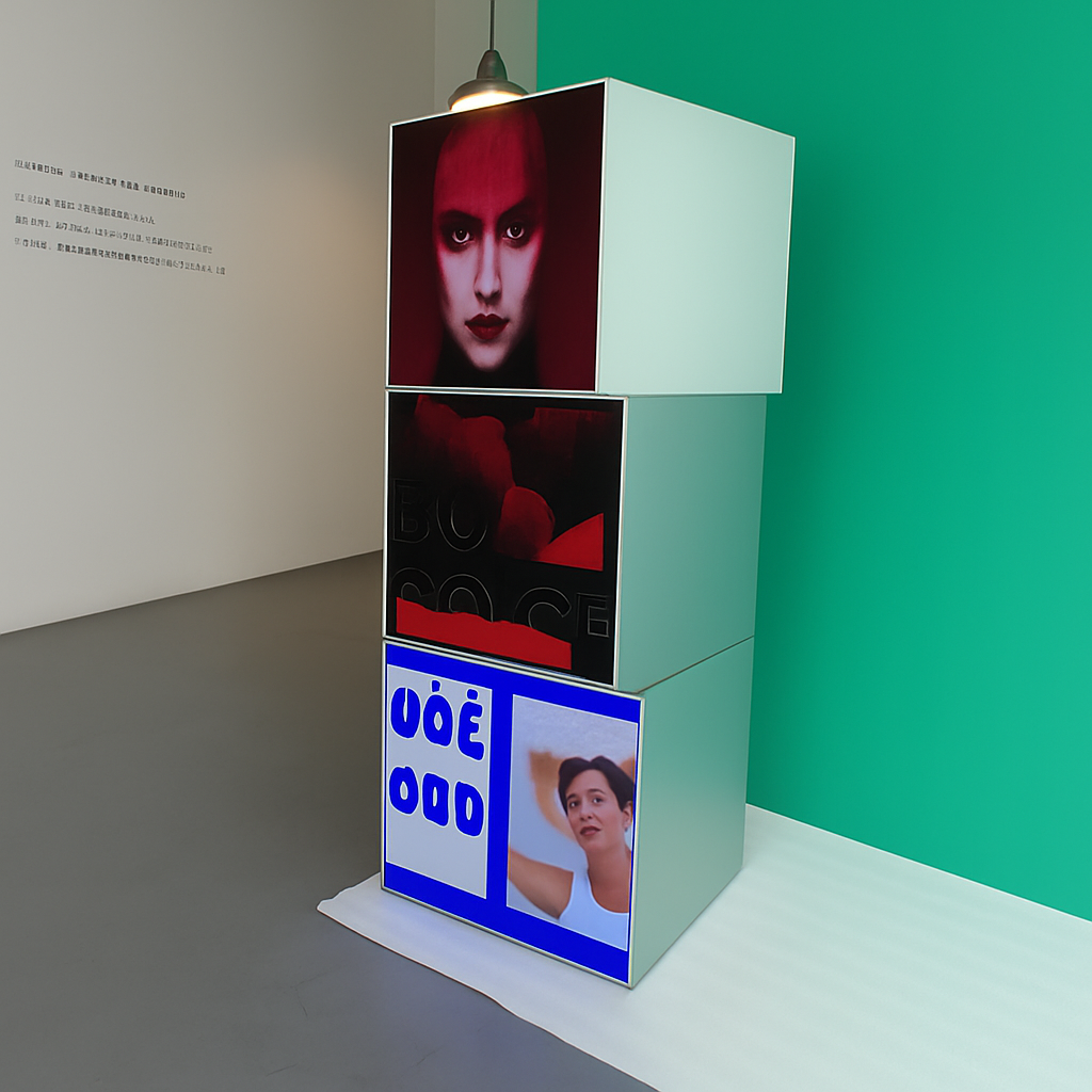 Lucretia Sign Maxi Cube LED Display with oversized modular cube design for retail and exhibition digital signage