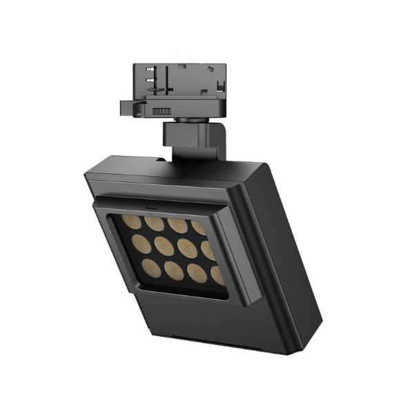 Lucretia Venus 20 commercial LED track spotlight designed for retail stores and showroom display lighting.