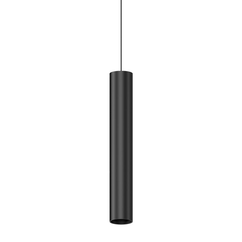Magnetic track pendant light cylindrical DC48V module with adjustable cord for residential and café lighting