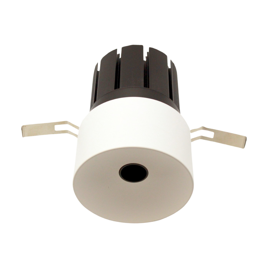 Mini pinhole accent downlight with 1cm visible light aperture for architectural ceiling lighting