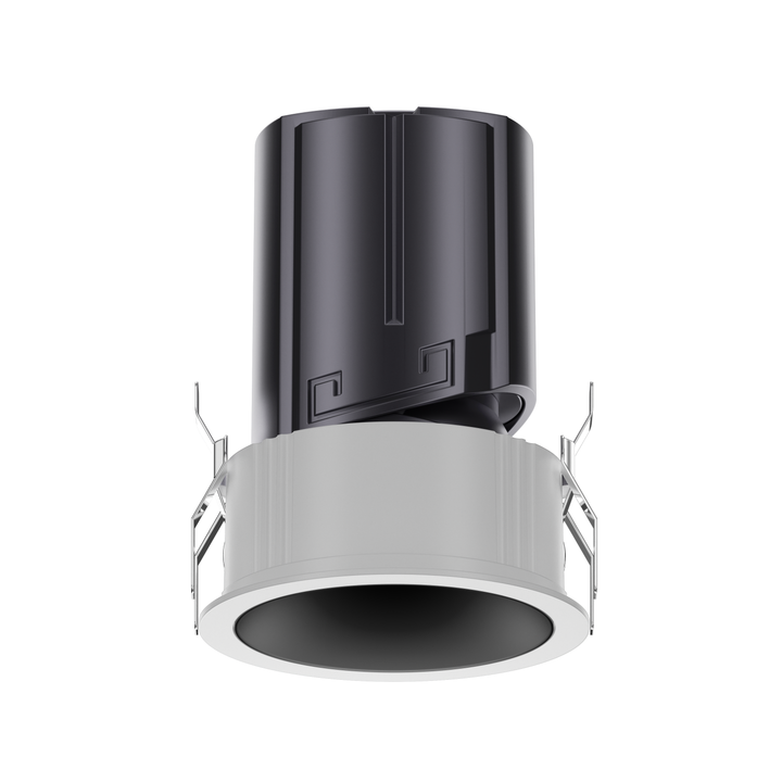 NOVA 55 architectural LED downlight with matte black reflector, advanced optics and exceptional visual comfort.