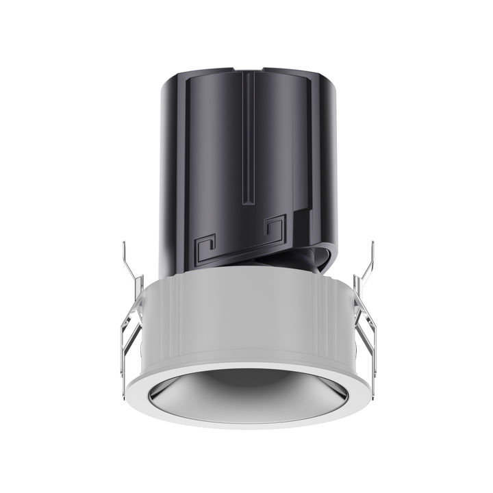 NOVA 55 architectural LED downlight with silver reflector, deep recessed anti-glare optics and premium architectural lighting design.