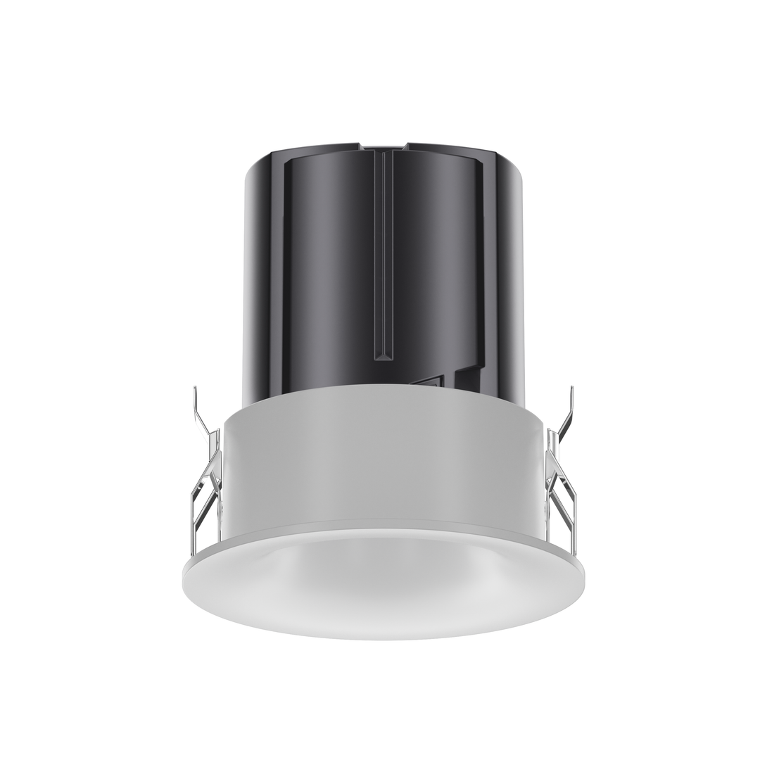 NOVA 55 curved trim architectural LED downlight featuring deep recessed optics, precision beam control and superior visual comfort.
