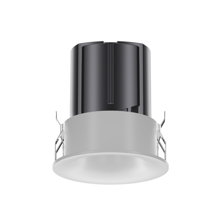 NOVA 55 curved trim architectural LED downlight featuring deep recessed optics, precision beam control and superior visual comfort.