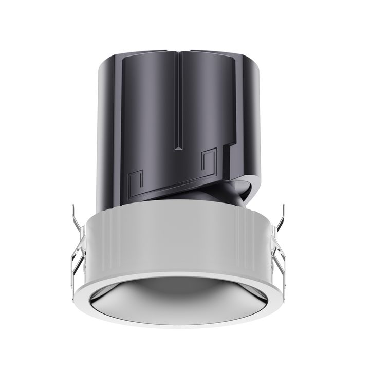 NOVA 75 architectural LED downlight with silver reflector, precision optics and high visual comfort for modern interiors.