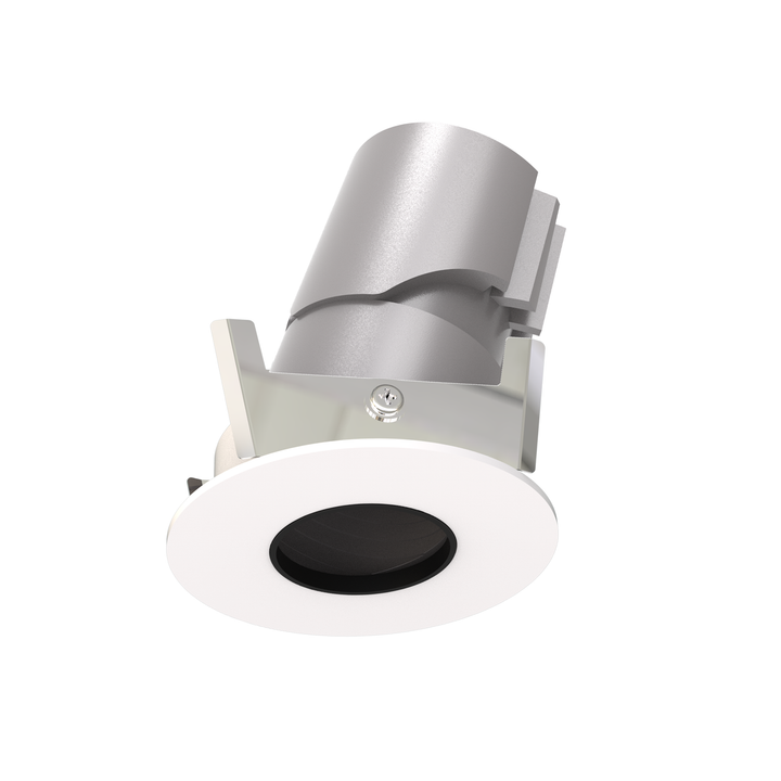 P1 2 inch mini architectural LED downlight with precision optics for display lighting, galleries and museum applications.