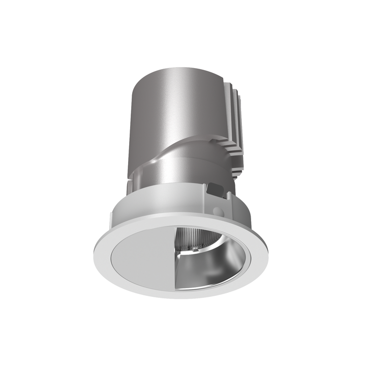 P1 3 inch architectural LED wall wash downlight with precision asymmetric optics for smooth, uniform vertical wall illumination.
