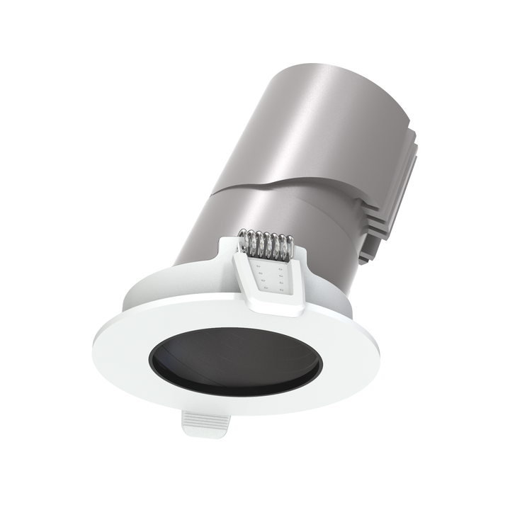 Deep regressed 3 inch LED recessed downlight with low glare optical design for luxury residential and hospitality lighting.