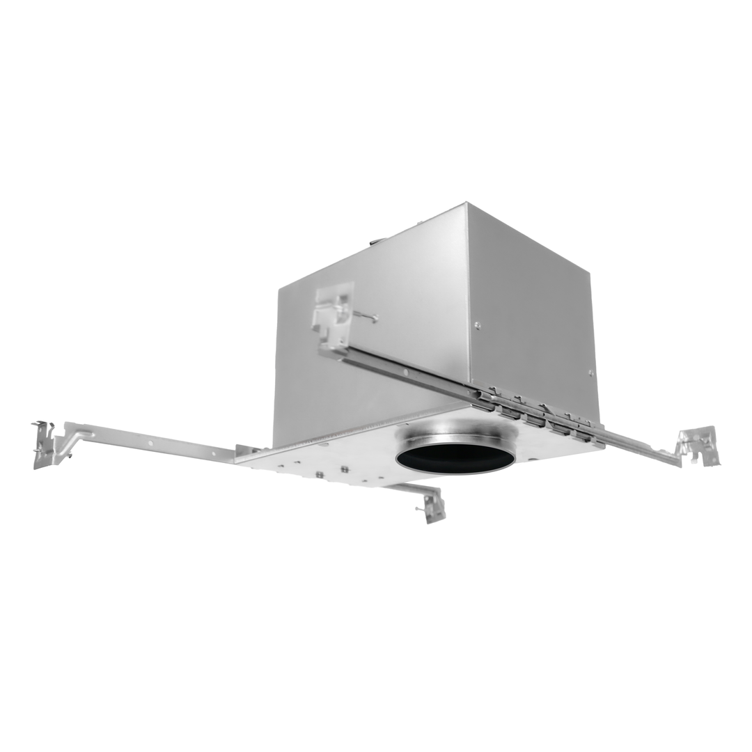 P1 IC-Rated Housing for Architectural LED Downlights, designed for insulated ceiling installations in new construction and remodel projects.