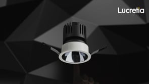 Video demonstration of Hera 75 glare-free downlight installation by Lucretia Lighting