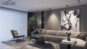 Overview video of Lucretia magnetic track lighting system showing recessed track profiles and modular lighting components