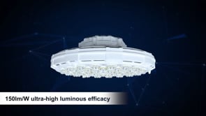 Anti corrosion LED high bay light designed for harsh industrial and chemical environments