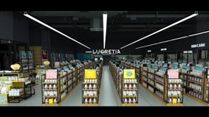 Supermarket Pro GlareGuard Linear Track Light