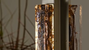 Running Water Trio Glass Table Lamp