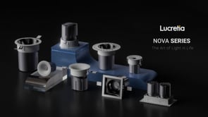 NOVA Series architectural LED downlights exclusively designed and engineered by Lucretia Lighting, featuring premium recessed lighting solutions for modern architecture.