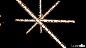 marinot wall lamps shown in a star shaped lighting arrangement highlighting their modern LED wall light design