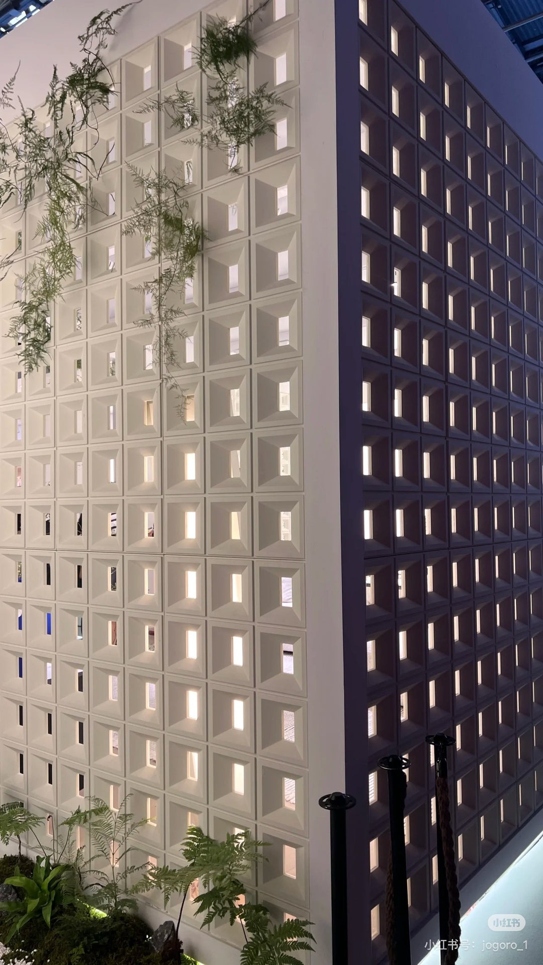 Square module PU decorative wall panel for partition applications