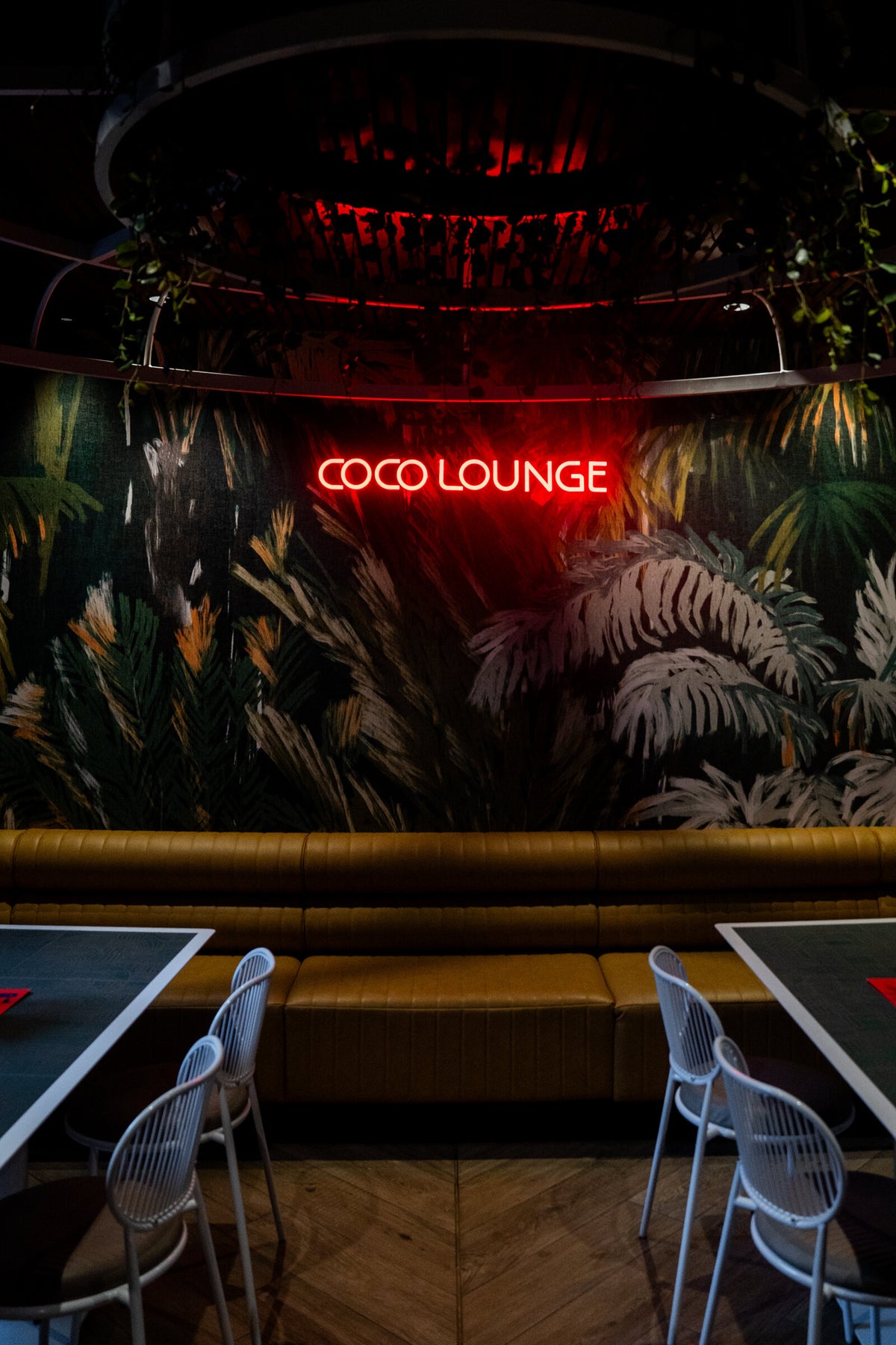 Coco Lounge illuminated signage