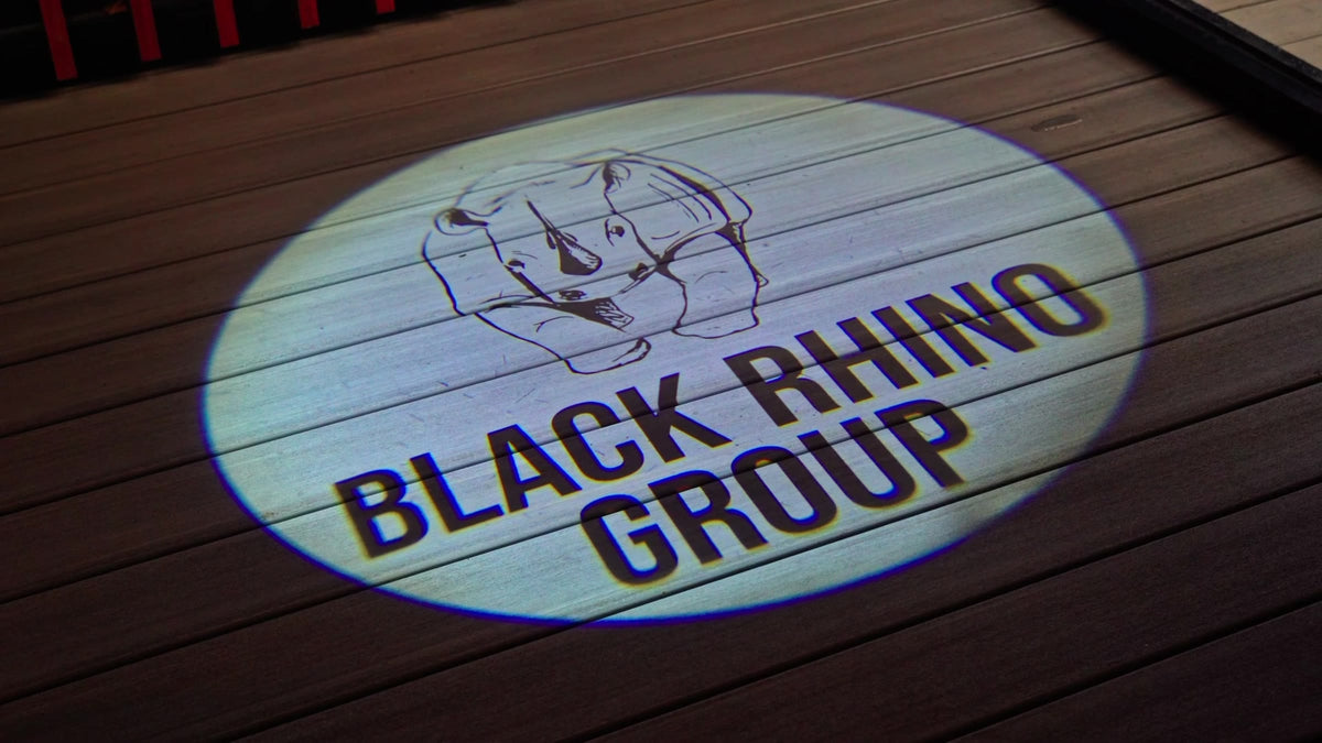 Rotating Logo Gobo Spotlight